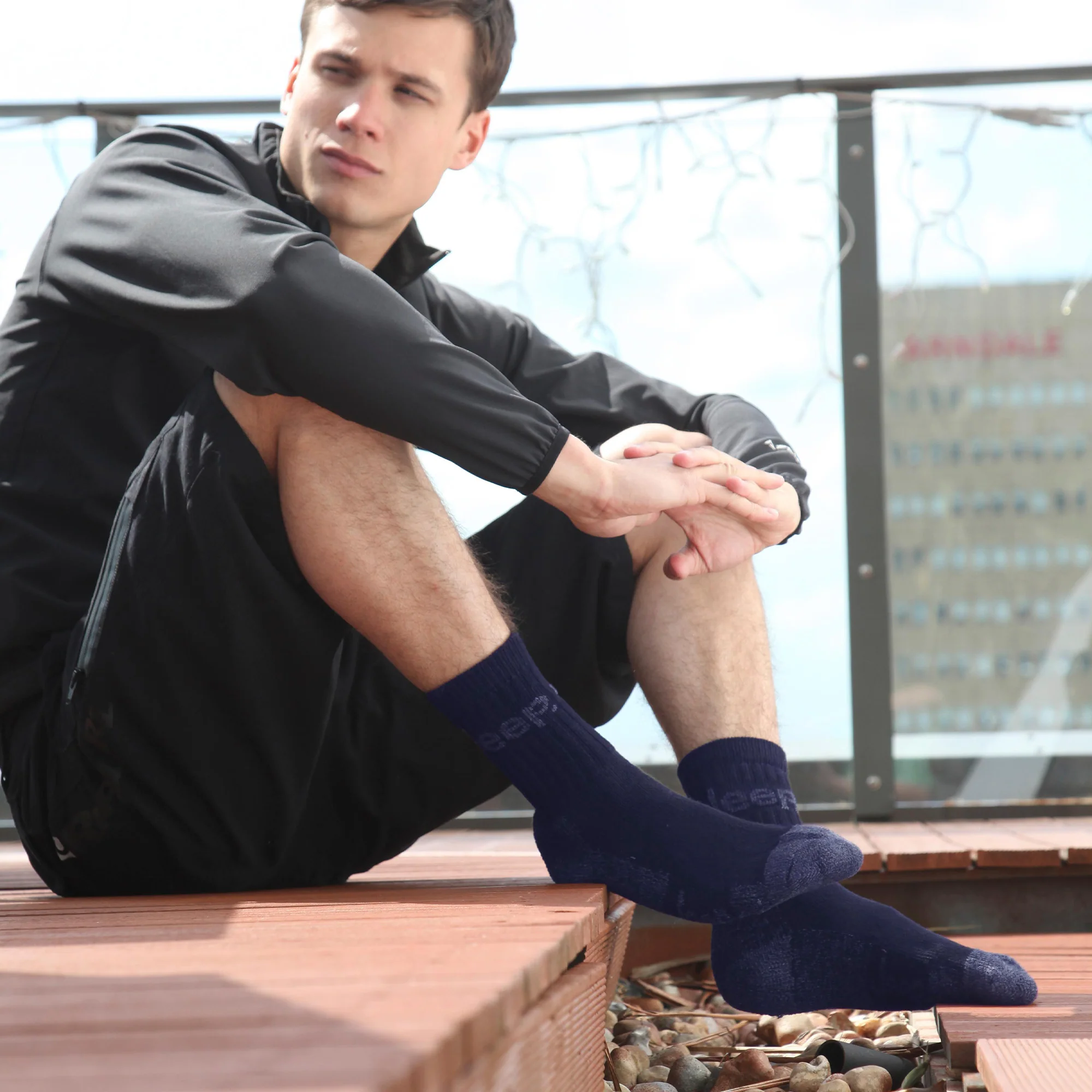 Mens Luxury Cushioned Cotton Hiking Socks (Multipack Options) - Image 56