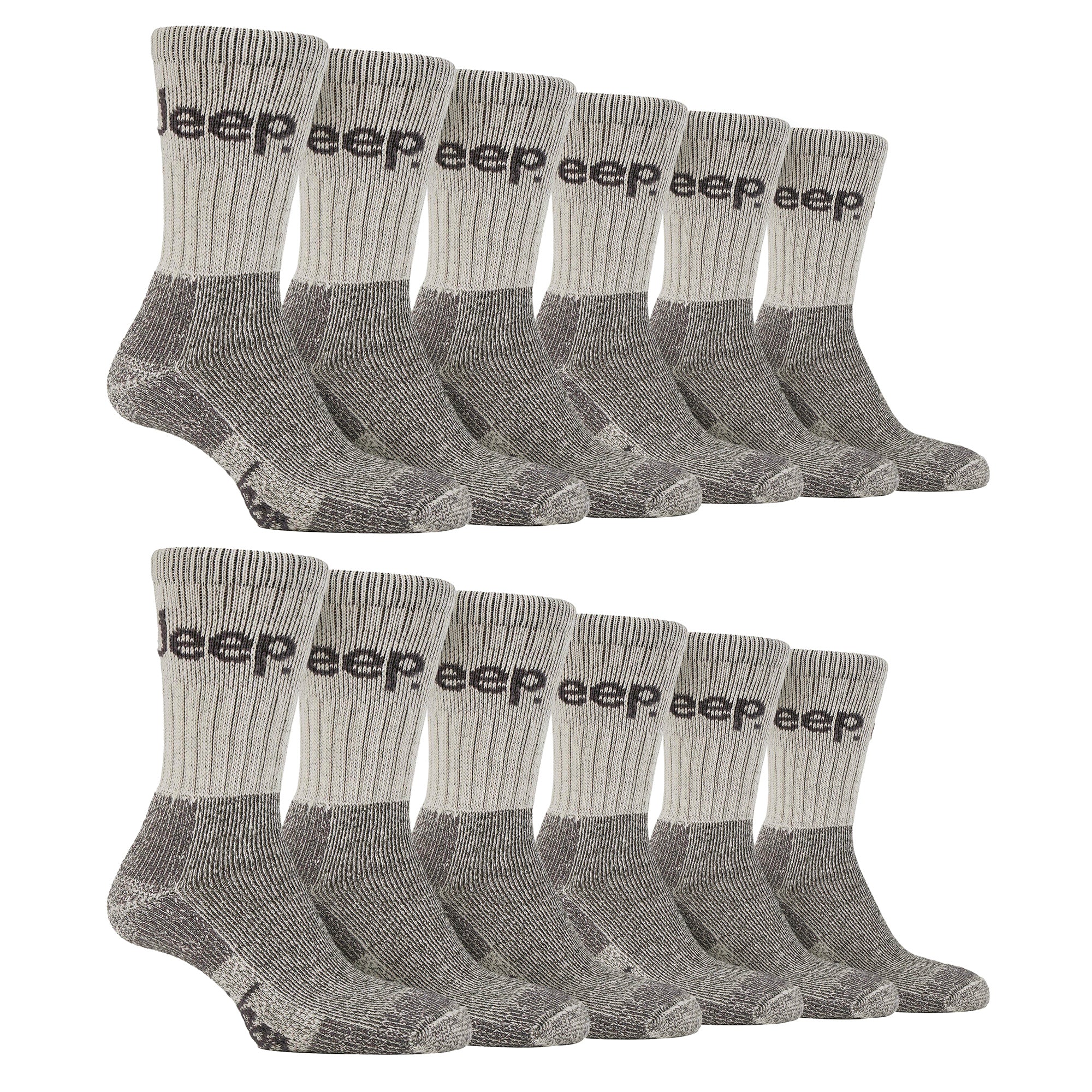 Mens Luxury Cushioned Cotton Hiking Socks (Multipack Options) - Image 57