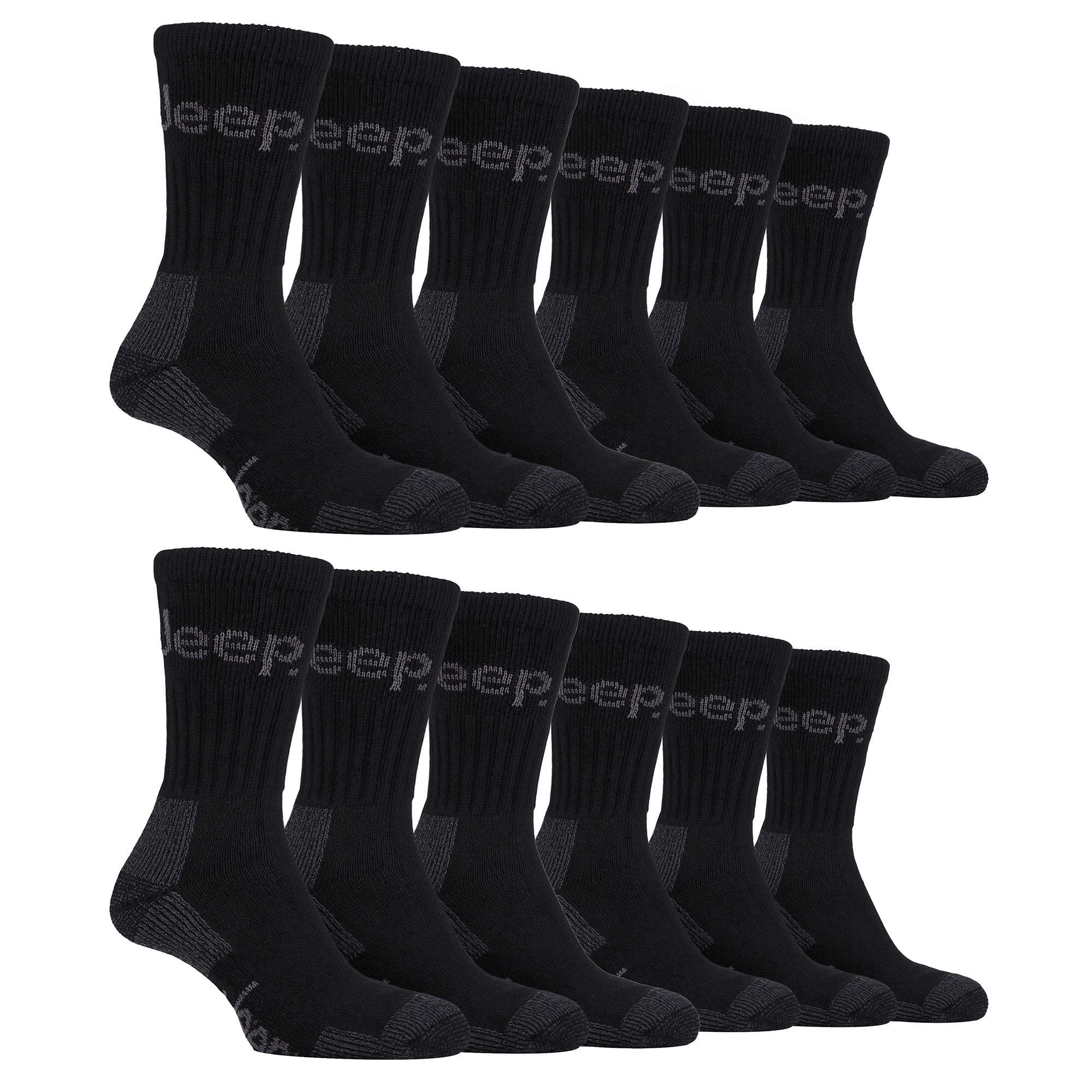 Mens Luxury Cushioned Cotton Hiking Socks (Multipack Options) - Image 9
