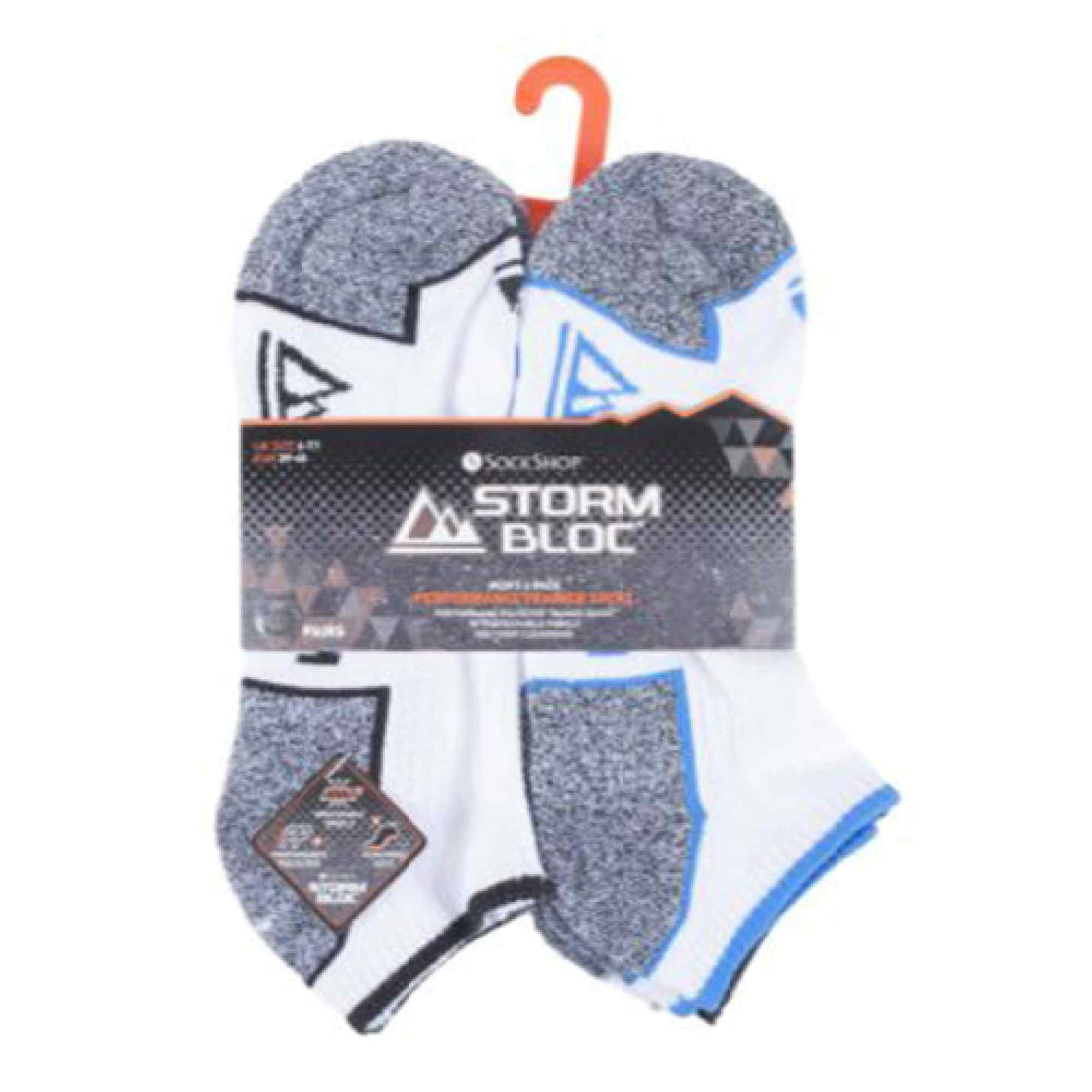 6 Pack Mens Cushioned Sole Running Low Cut Trainer Socks - Image 4