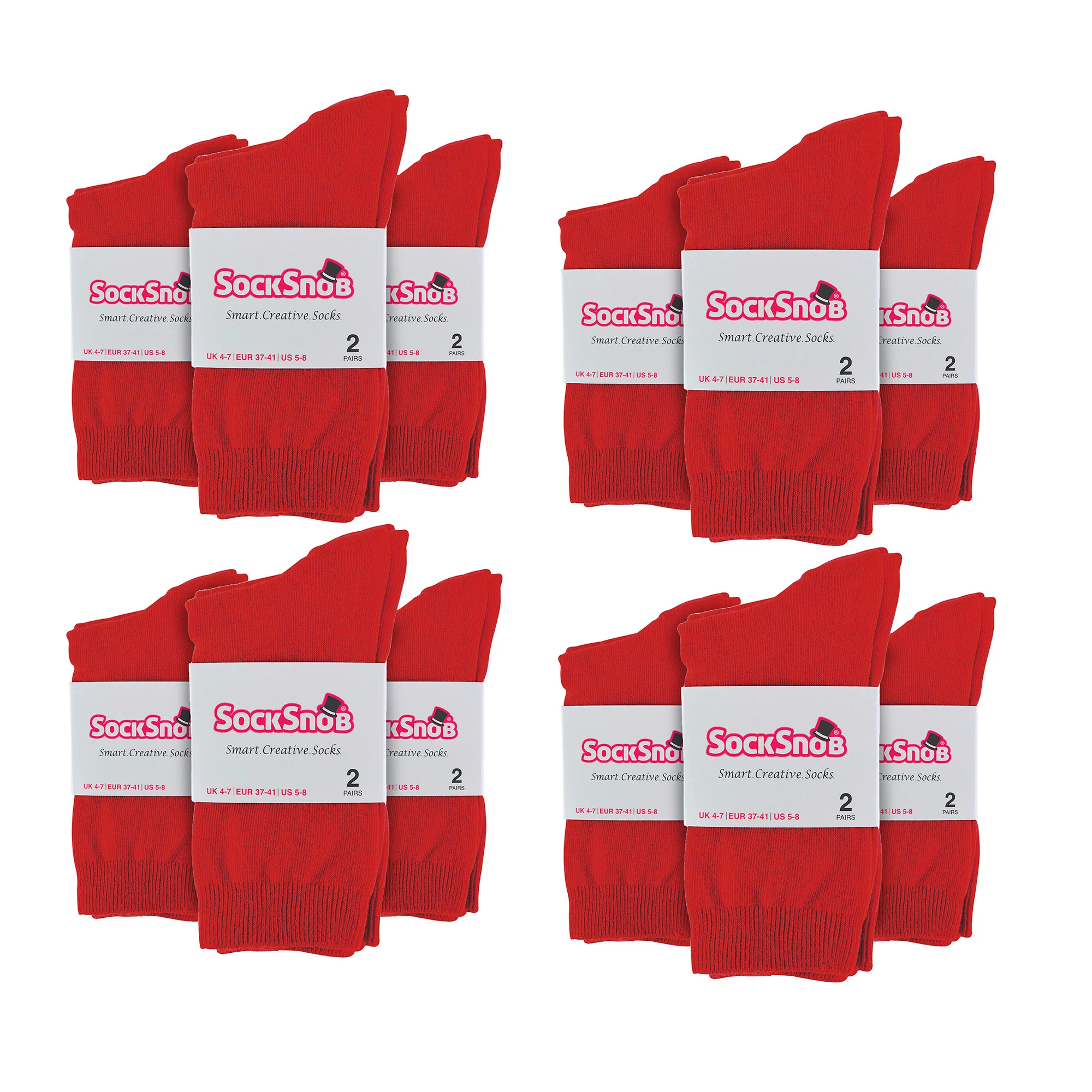 Ladies Plain Coloured Cotton Rich Dress Socks (Multipack Options) - Image 146