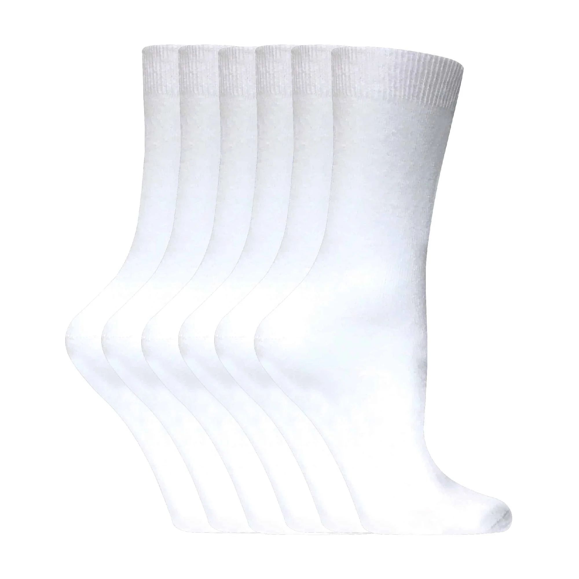 Ladies Plain Coloured Cotton Rich Dress Socks (Multipack Options) - Image 173