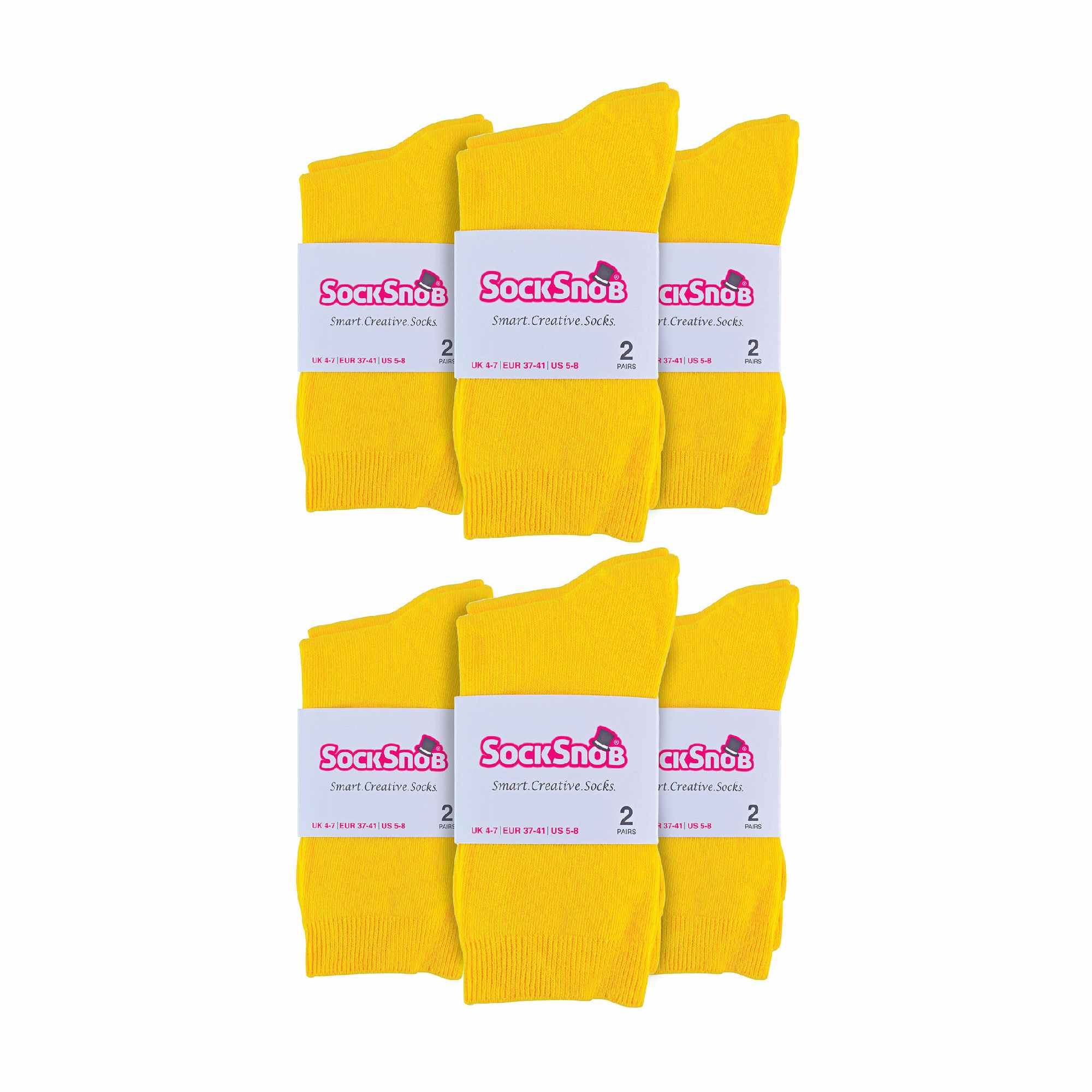 Ladies Plain Coloured Cotton Rich Dress Socks (Multipack Options) - Image 190