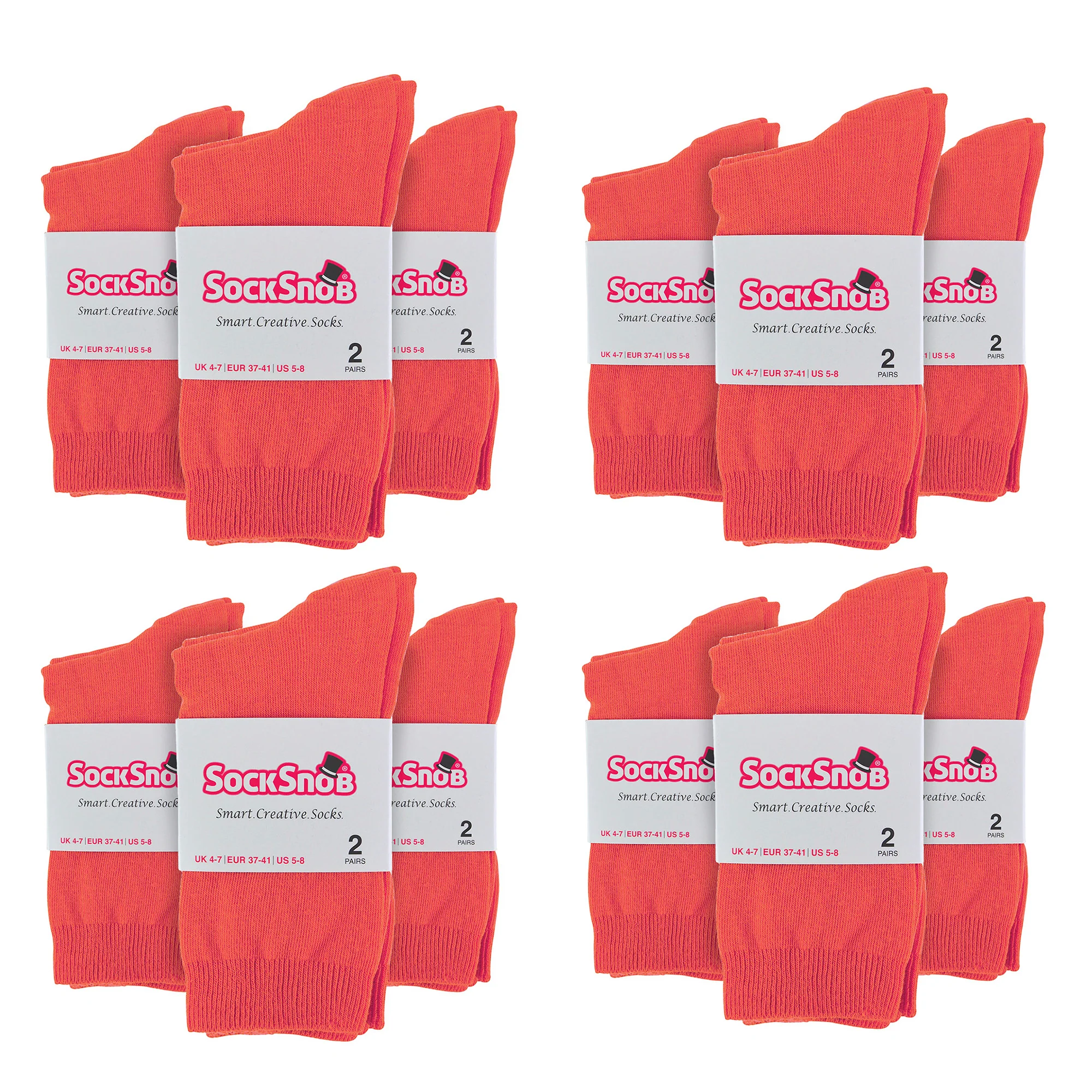 Ladies Plain Coloured Cotton Rich Dress Socks (Multipack Options) - Image 26