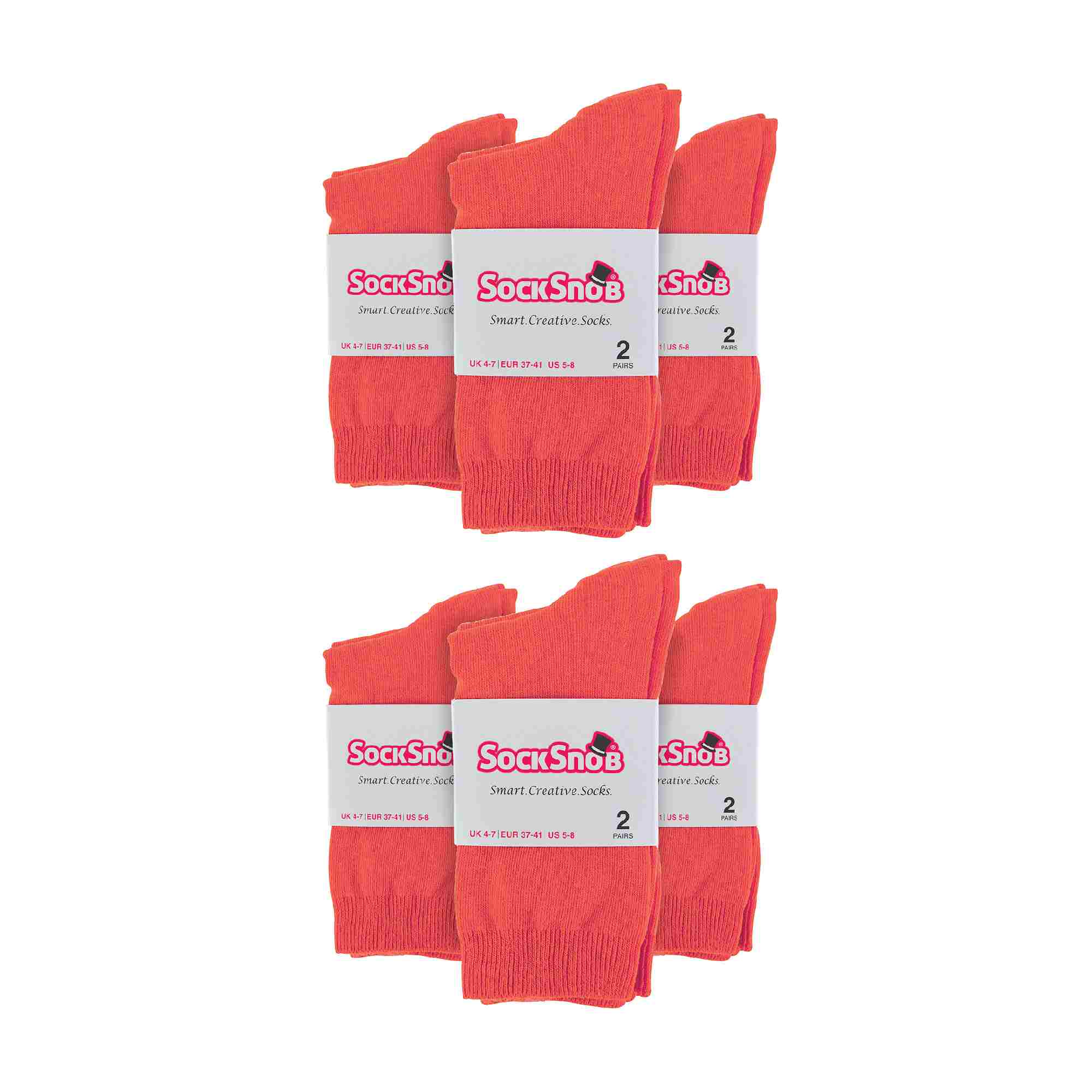 Ladies Plain Coloured Cotton Rich Dress Socks (Multipack Options) - Image 34