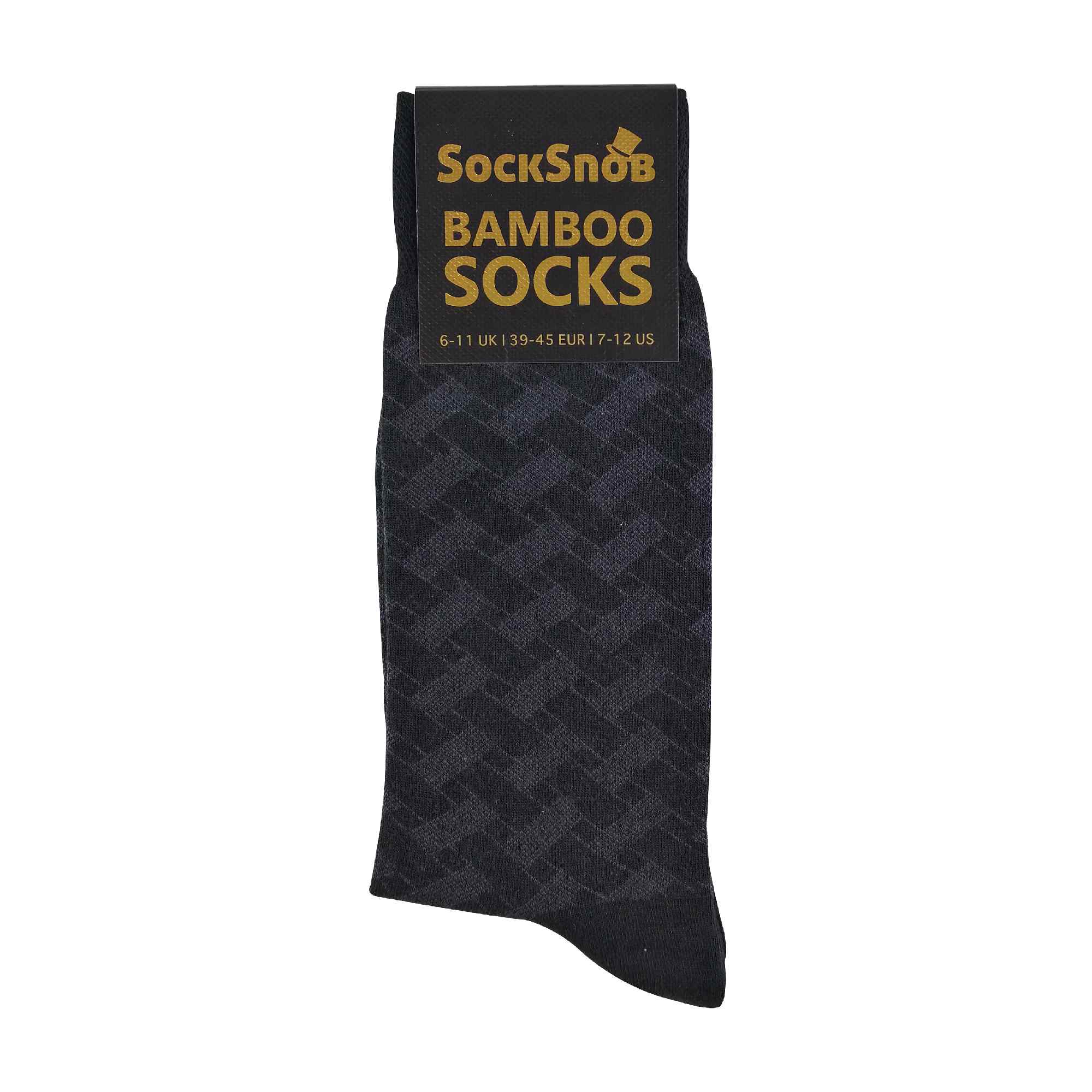 1 Pack Mens Luxury Breathable Bamboo Suit Dress Socks - Image 10