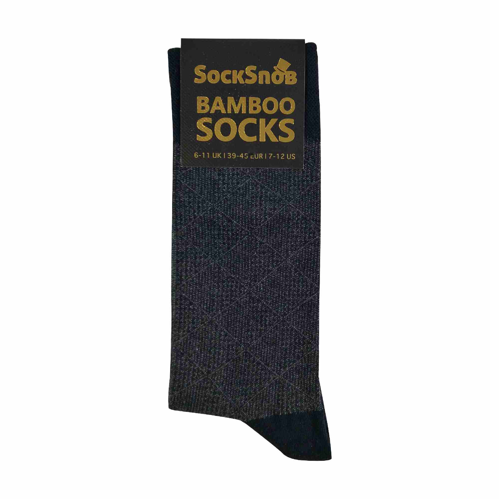 1 Pack Mens Luxury Breathable Bamboo Suit Dress Socks - Image 18
