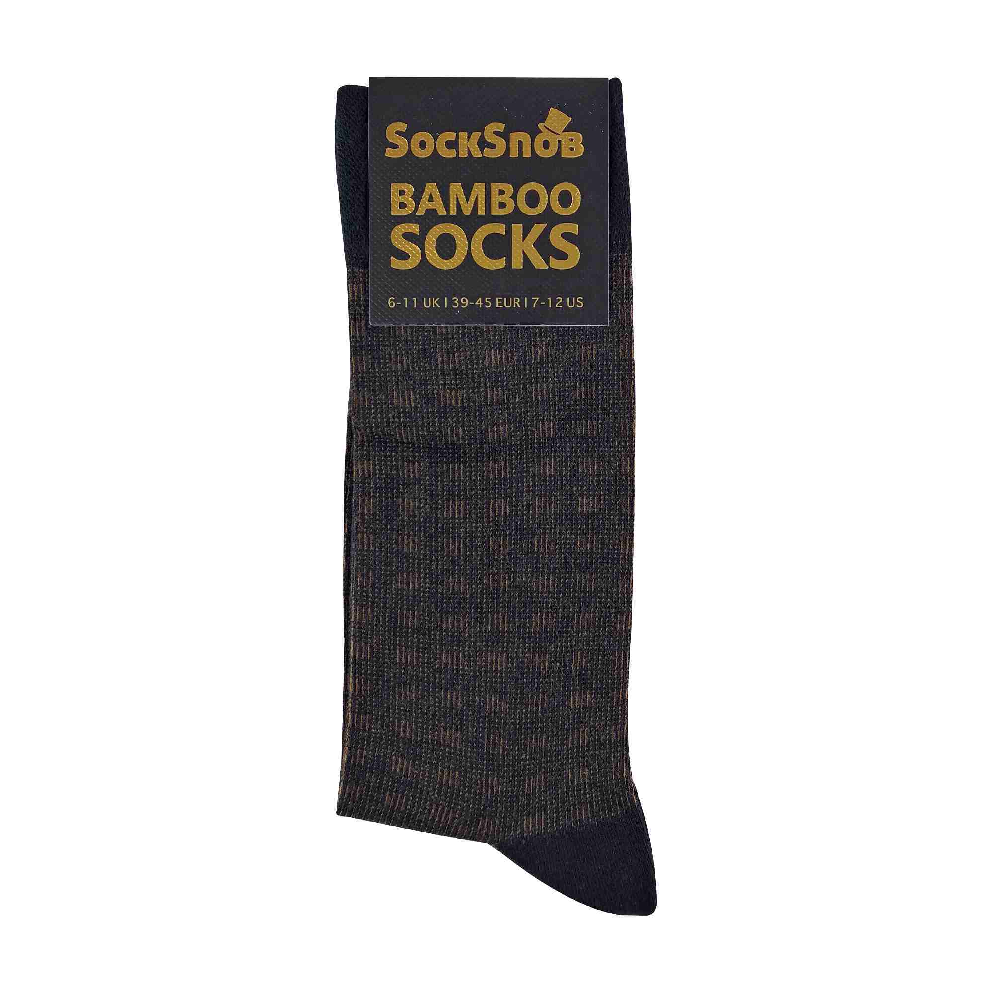 1 Pack Mens Luxury Breathable Bamboo Suit Dress Socks - Image 34