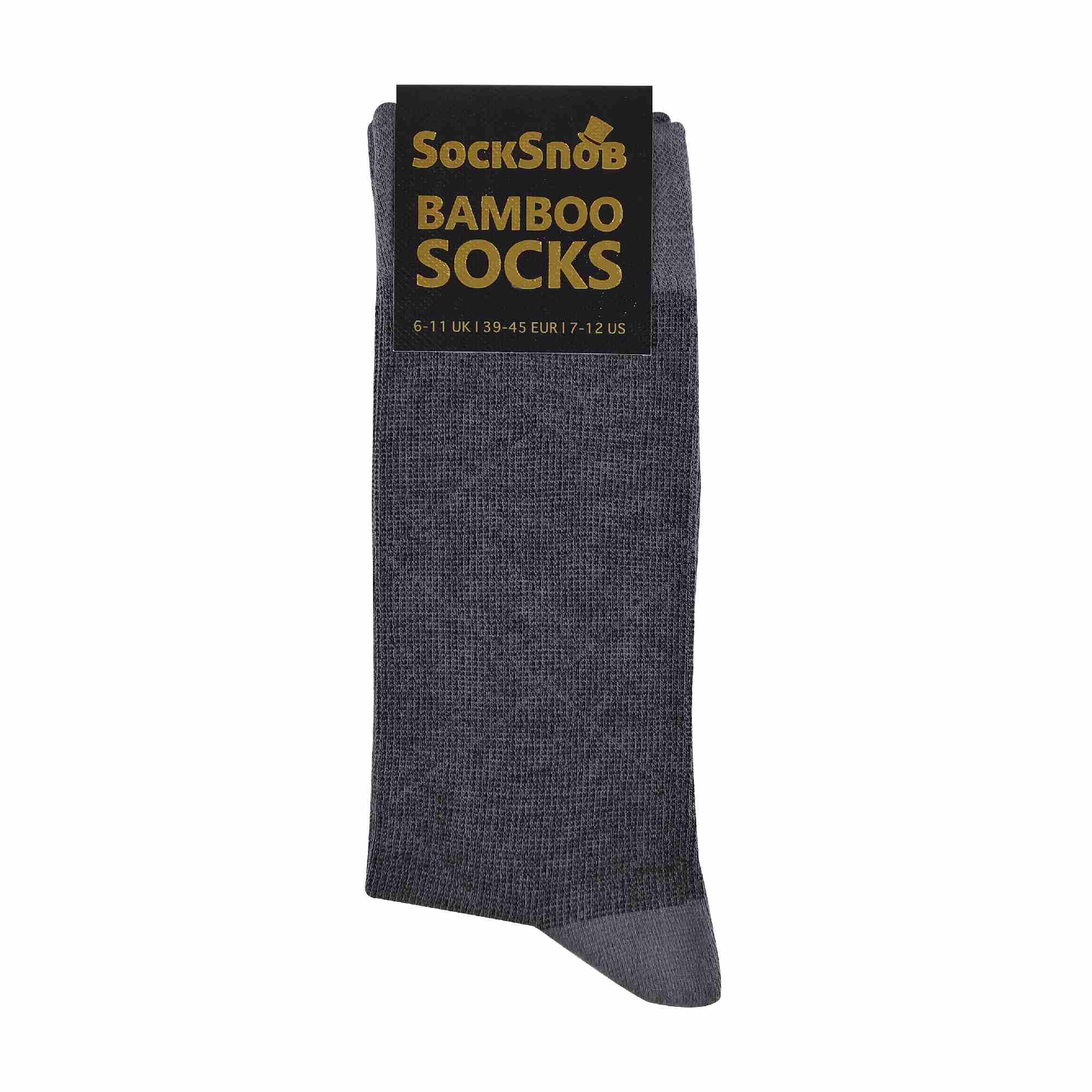 1 Pack Mens Luxury Breathable Bamboo Suit Dress Socks - Image 42