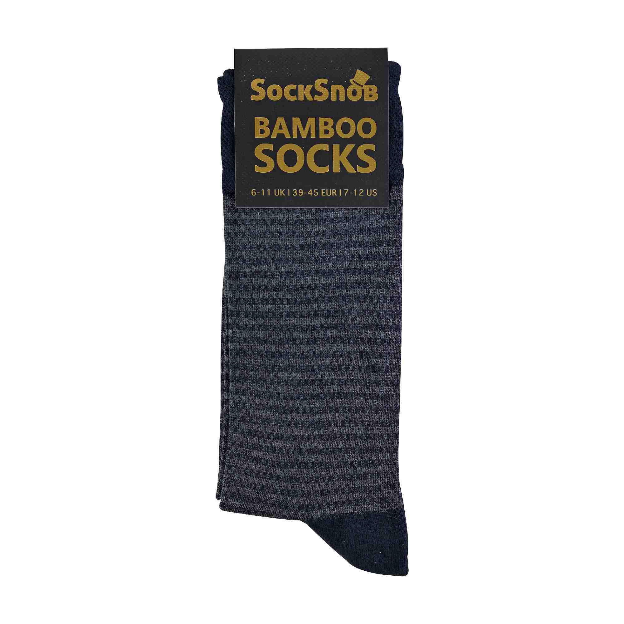 1 Pack Mens Luxury Breathable Bamboo Suit Dress Socks - Image 50