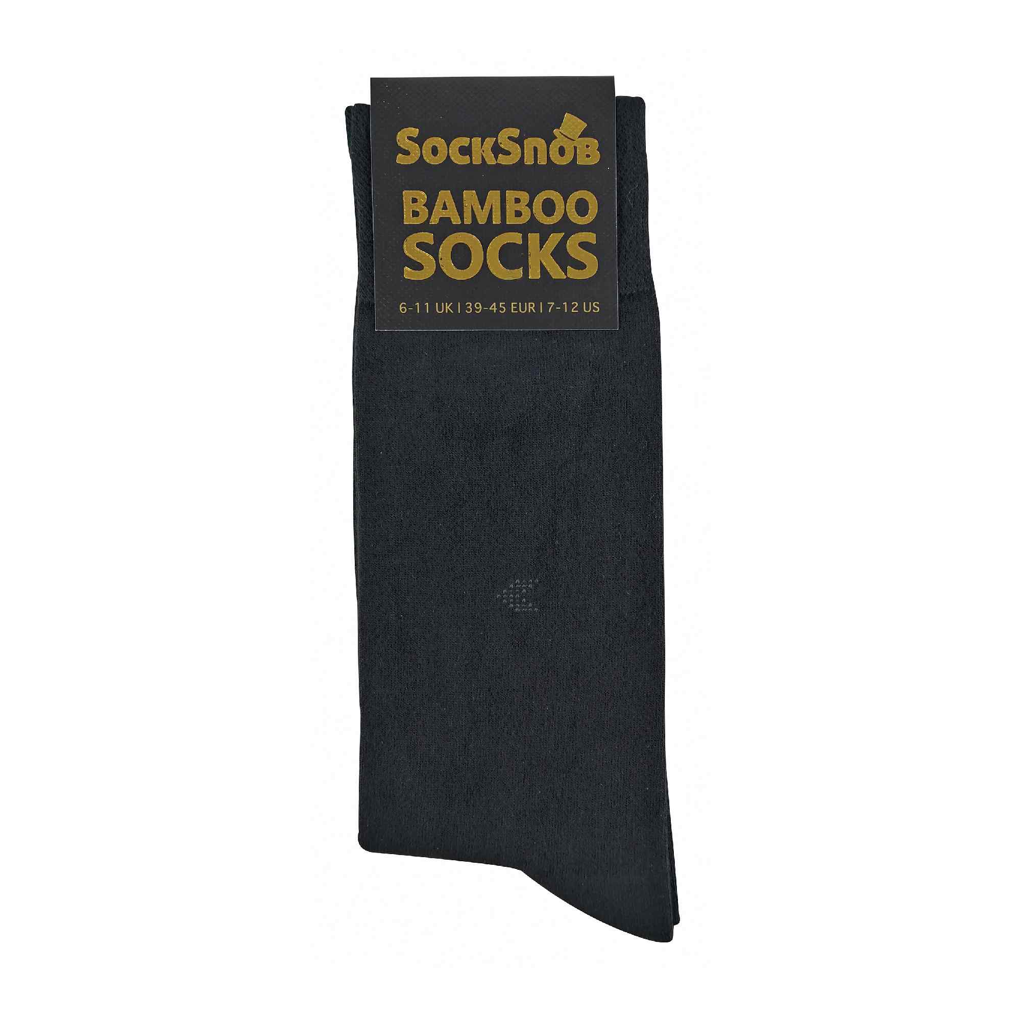 1 Pack Mens Luxury Breathable Bamboo Suit Dress Socks - Image 6