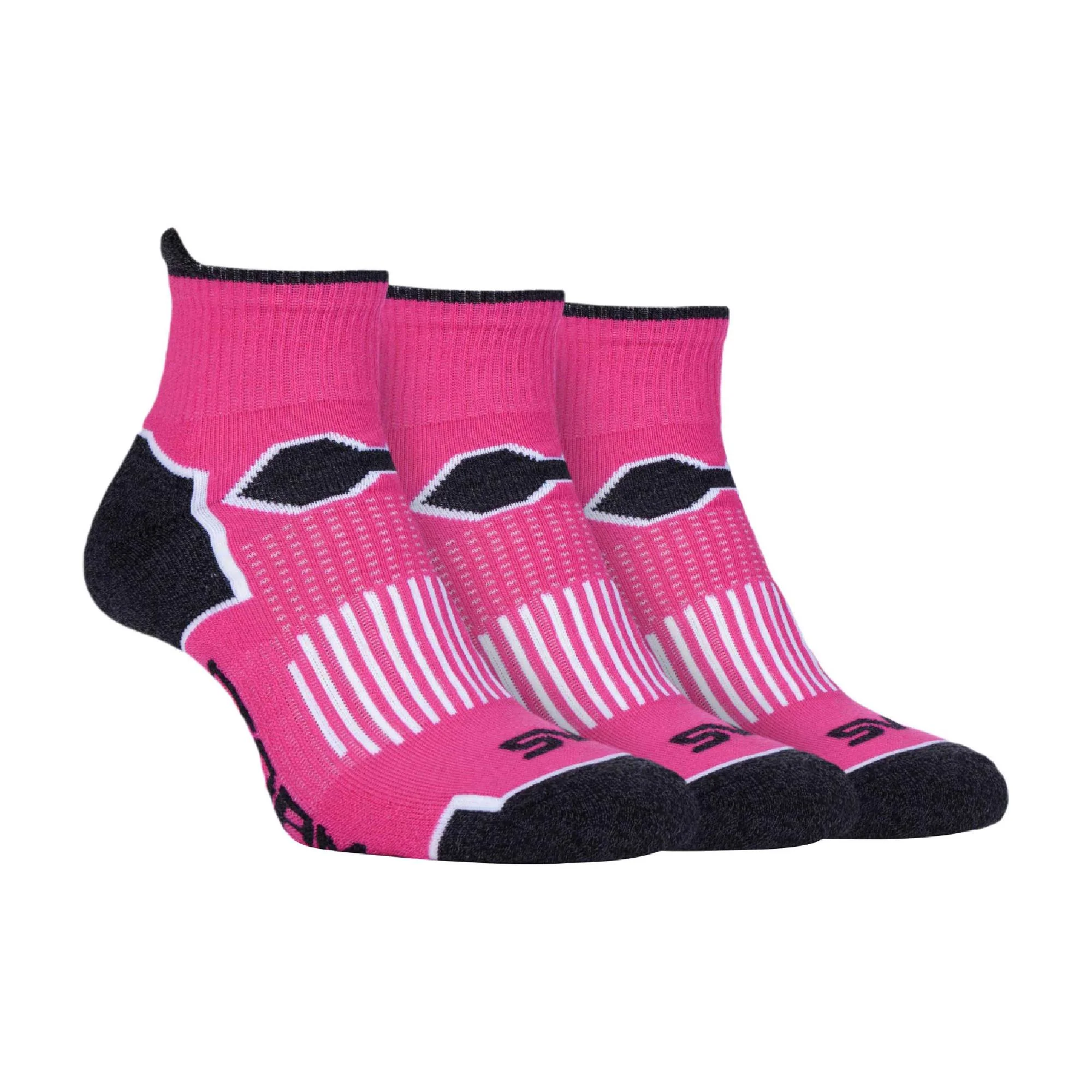 3 Pack Ladies Short Ankle Running Sports Socks with Arch Support - Image 5