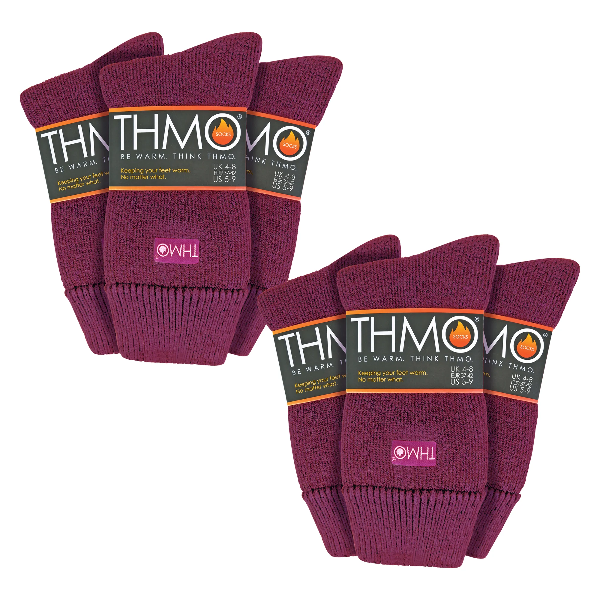 Ladies Thick Winter Thermal Socks with Seamless Toe (Multipack Options) - Image 22