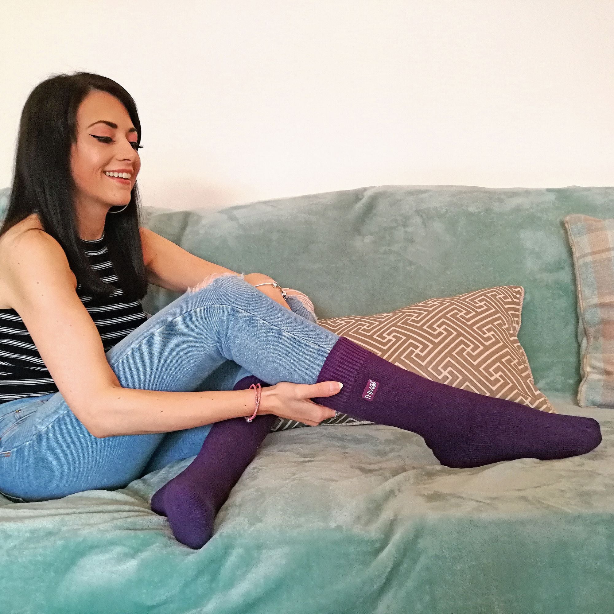 Ladies Thick Winter Thermal Socks with Seamless Toe (Multipack Options) - Image 39