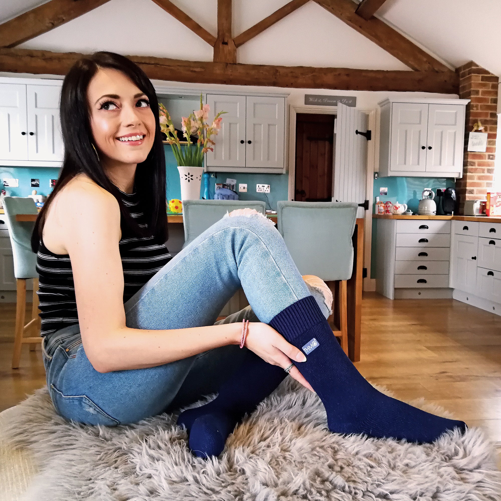 Ladies Thick Winter Thermal Socks with Seamless Toe (Multipack Options) - Image 47