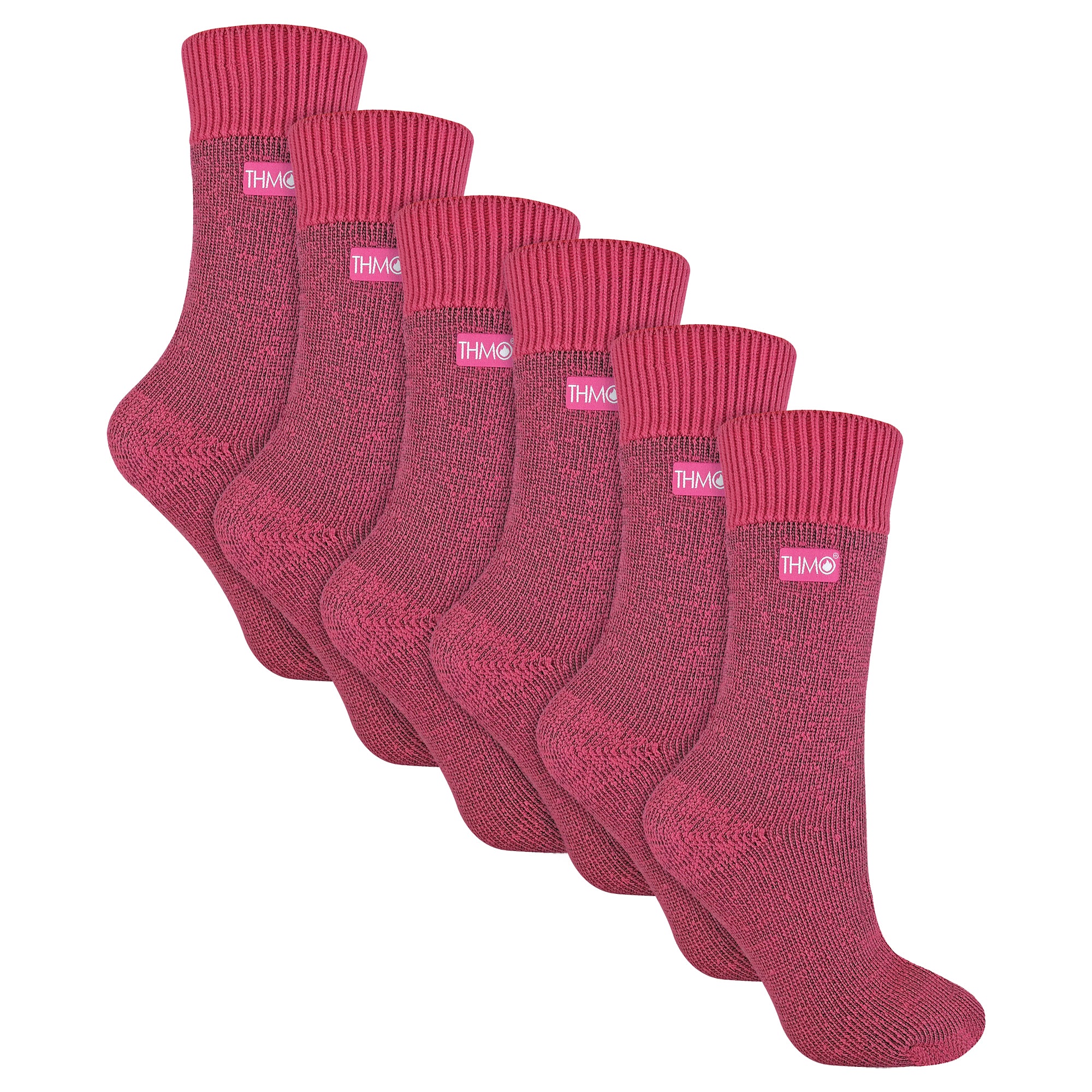 Ladies Thick Winter Thermal Socks with Seamless Toe (Multipack Options) - Image 57