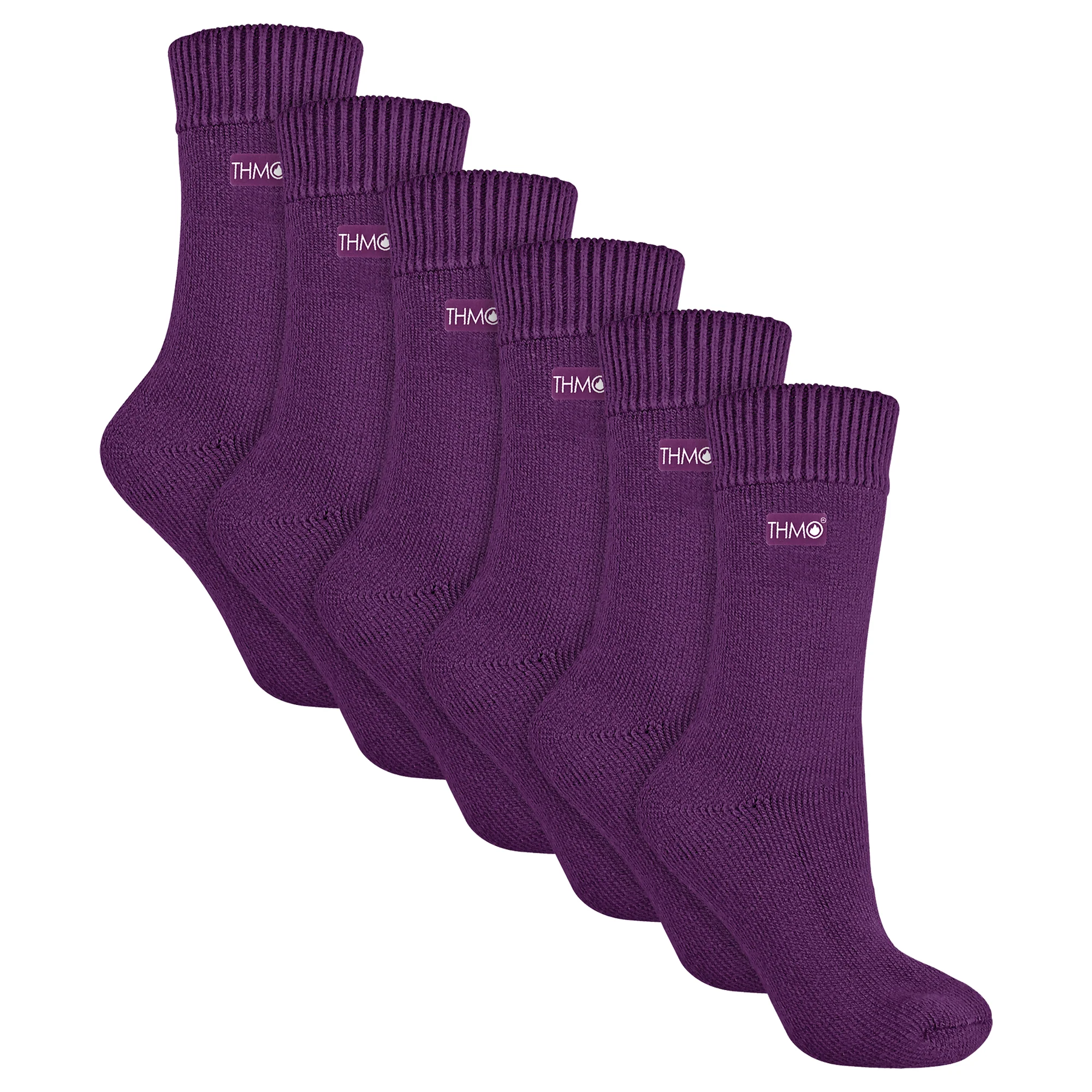 Ladies Thick Winter Thermal Socks with Seamless Toe (Multipack Options) - Image 69