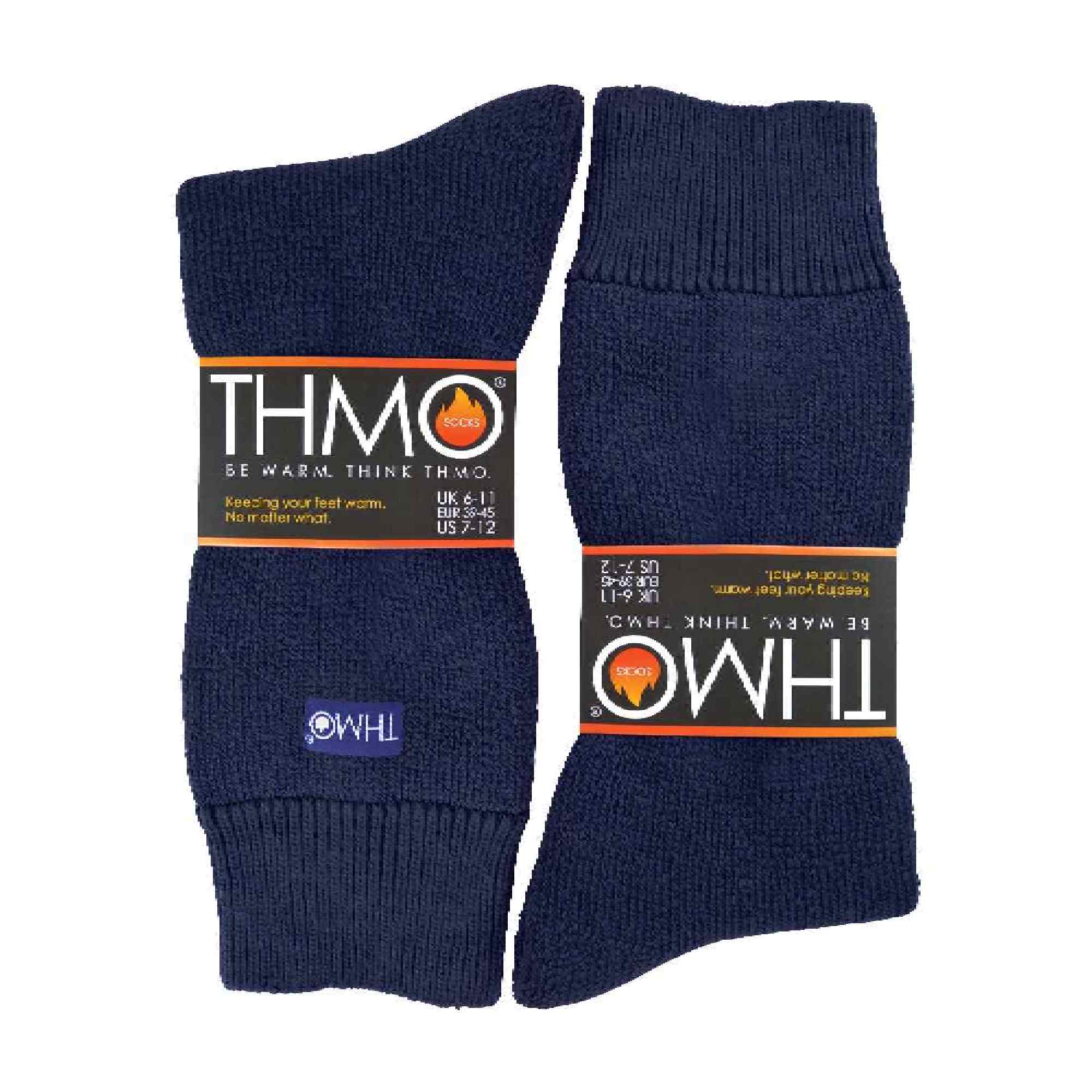 Mens Thermal Indoor Slipper Socks with Grips (Multipack Options) - Image 12